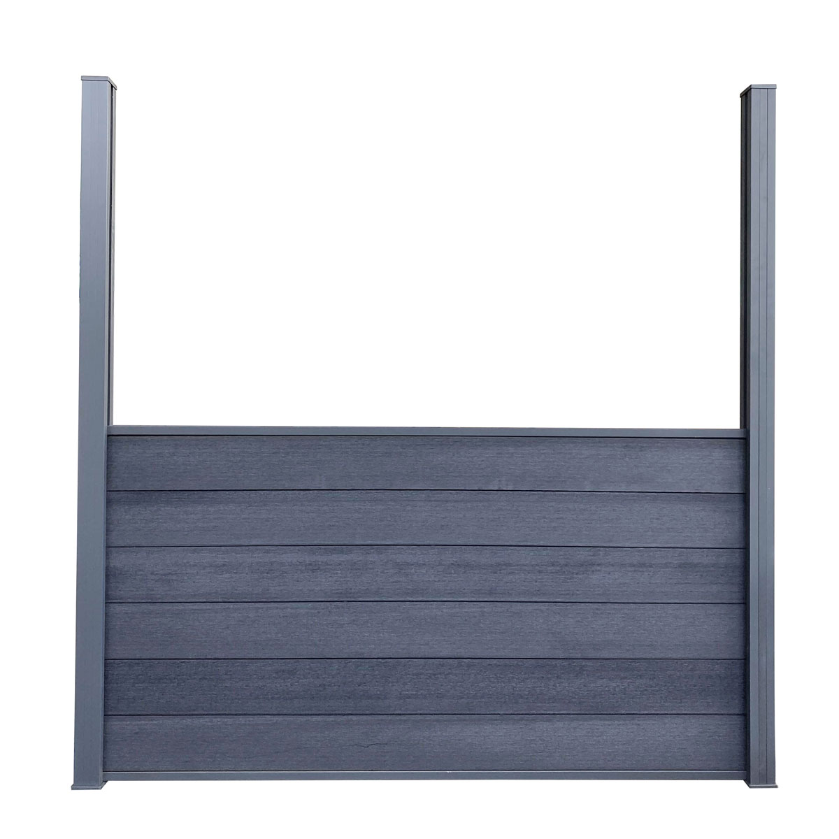 Hartmann WPC Steckzaunsystem anthrazit 6er-Pack Bild 2