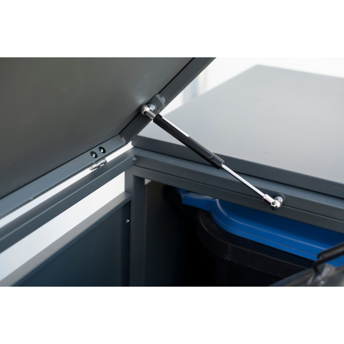 Westmann Mülltonnenbox Kubus 4x 240 L 80x264x116 cm Bild 3