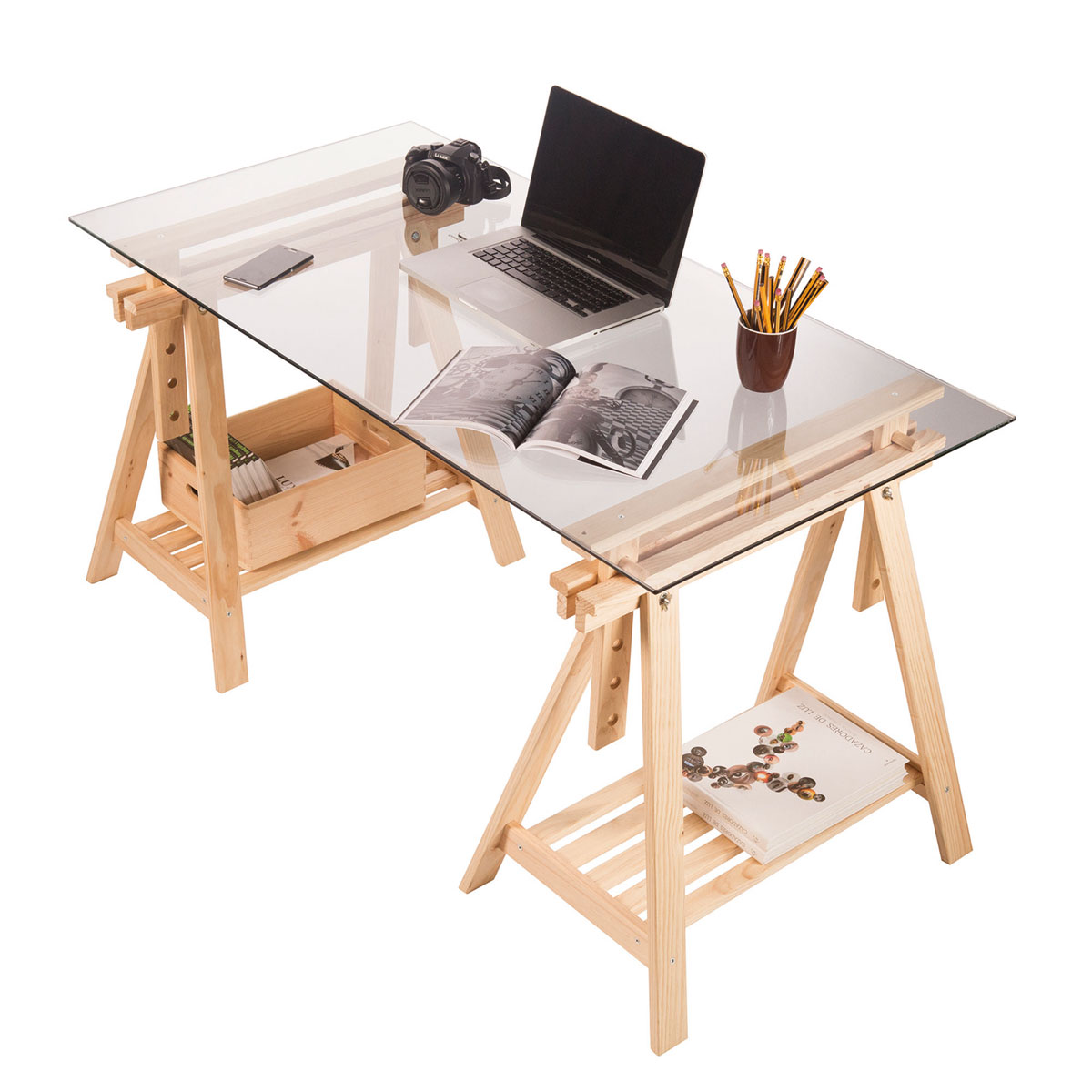 Holzbock ArchiTec natur 98,5 x 70 cm Bild 2