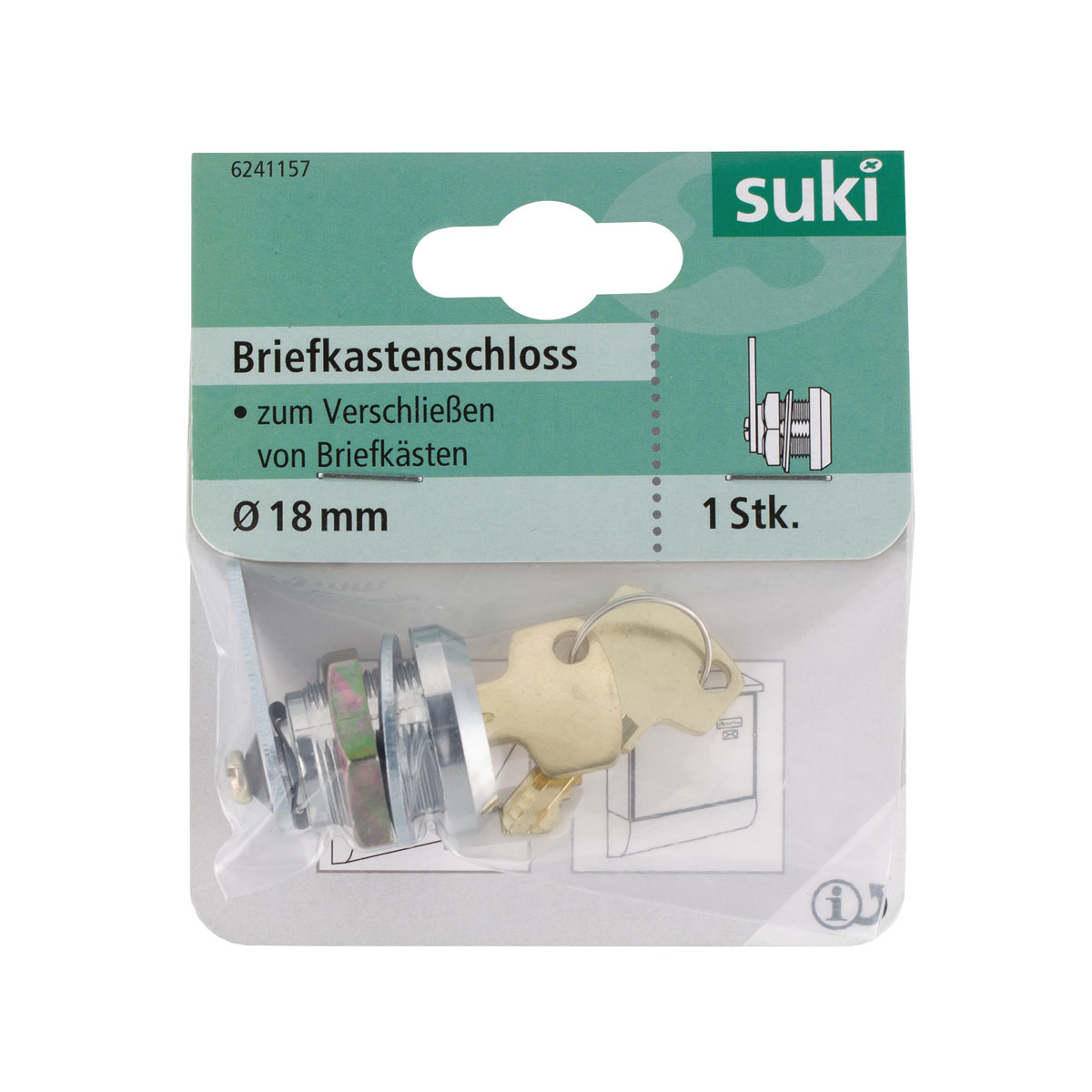 Suki Zylinderhebel verschiedenschließend 18 mm