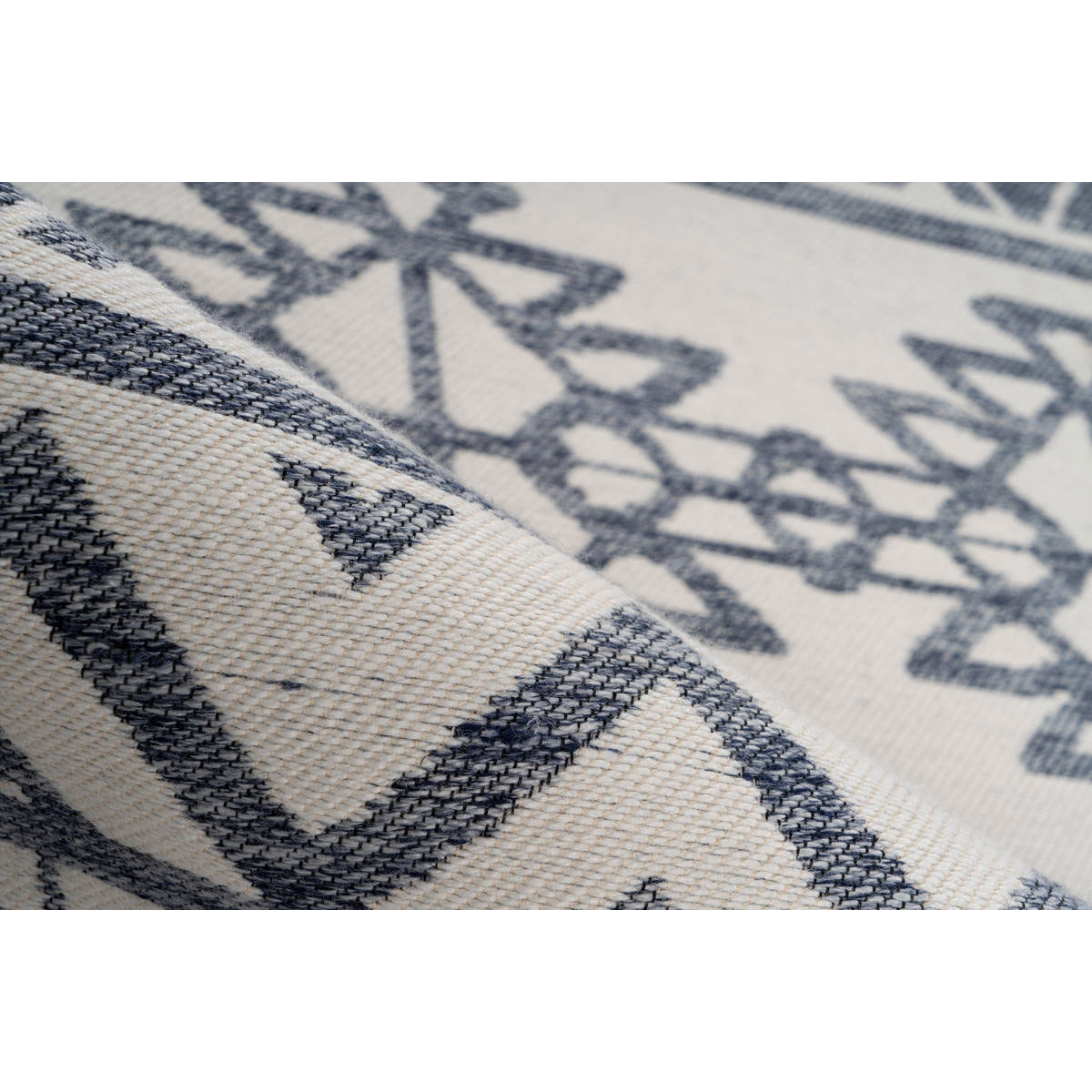 Outdoor-Teppich Yoga 500 anthrazit/elfenbein Bild 3