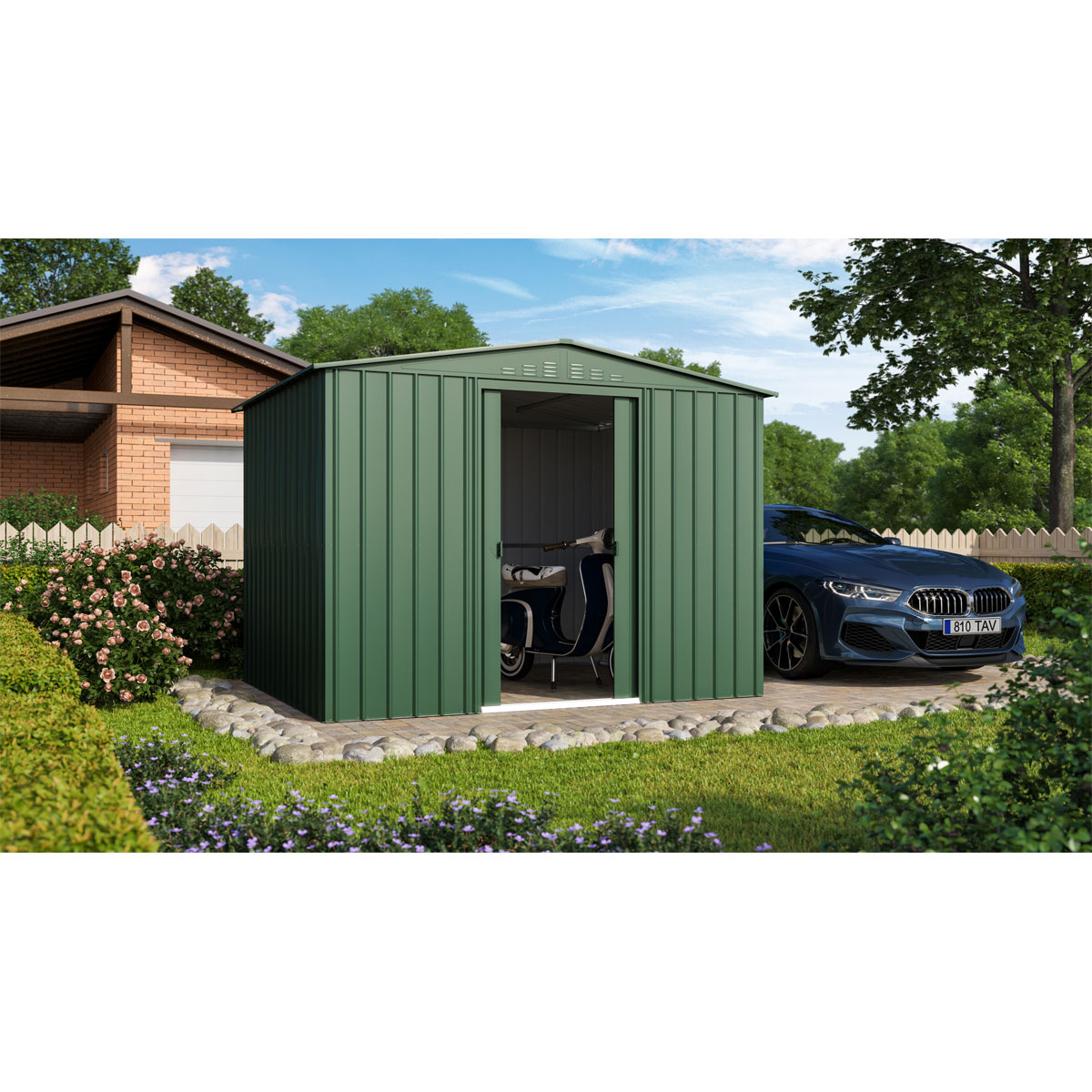 Gerätehaus Tower 108 jade