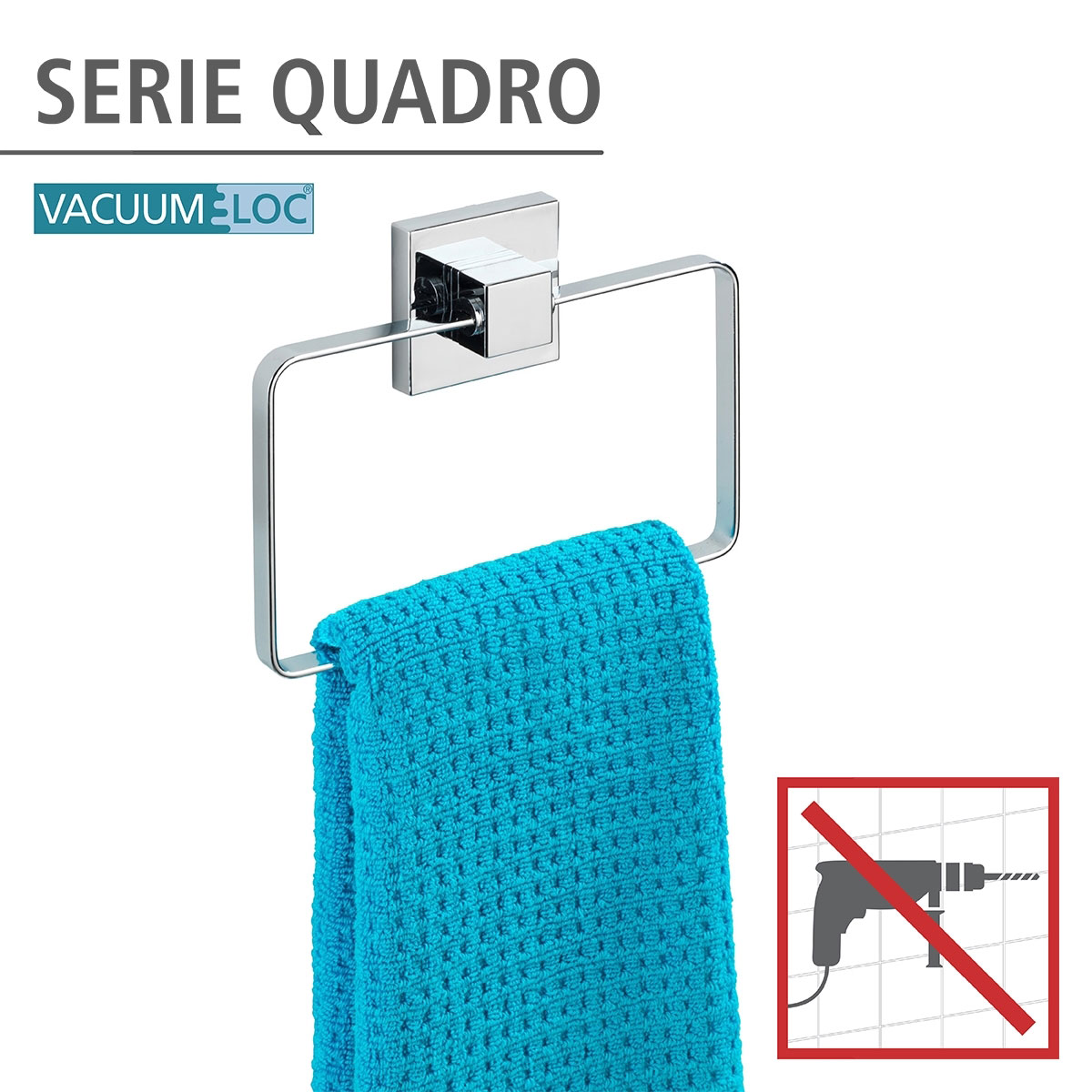 Wenko Vacuum-Loc Handtuchring Quadro Bild 2