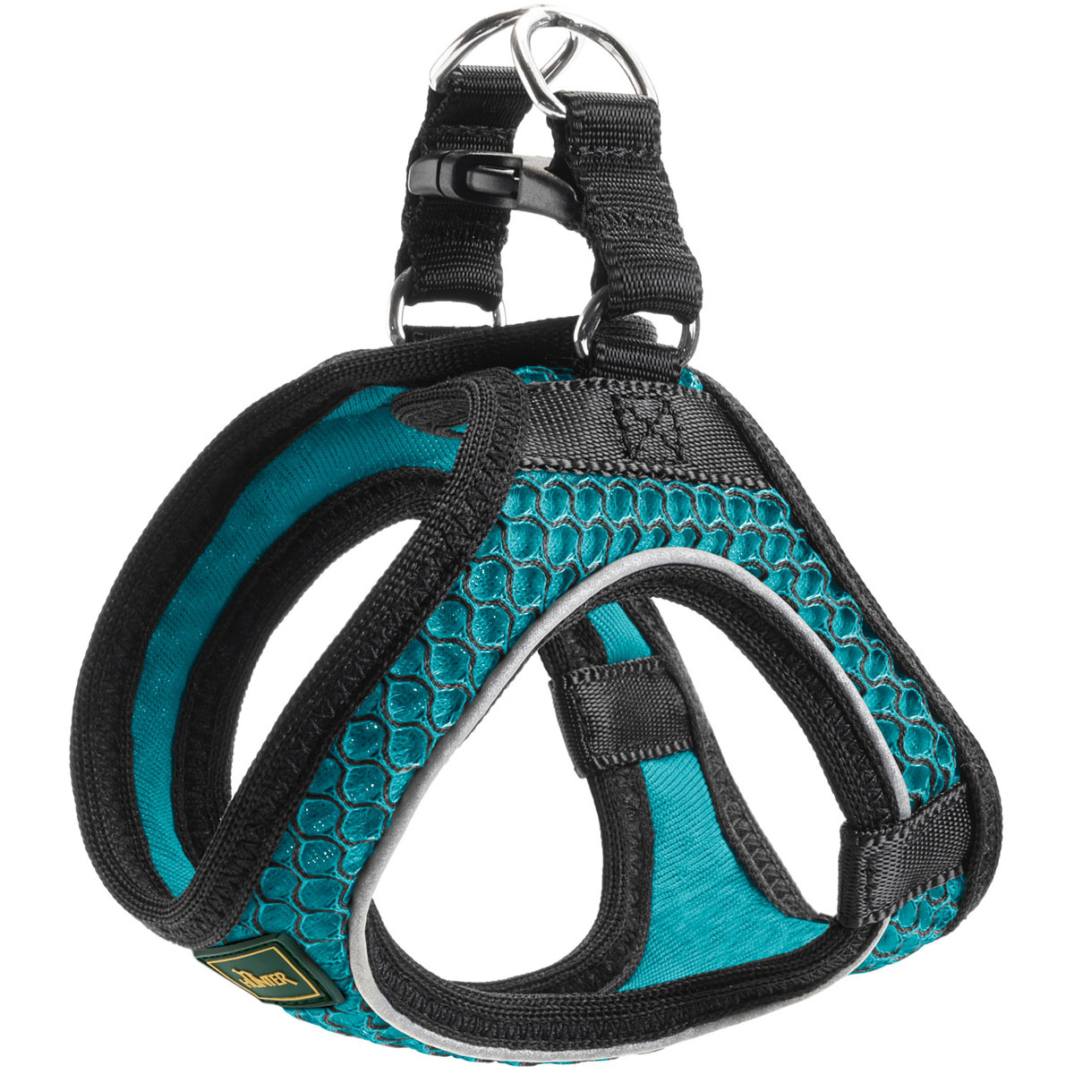 Hunter Hundegeschirr Hilo Comfort türkis Größe S