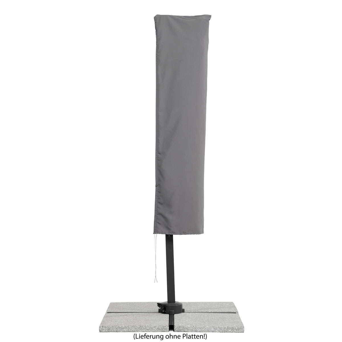 Schneider Schirme Ampelschirm Rhodos Junior 230 x 230 cm anthrazit Bild 8