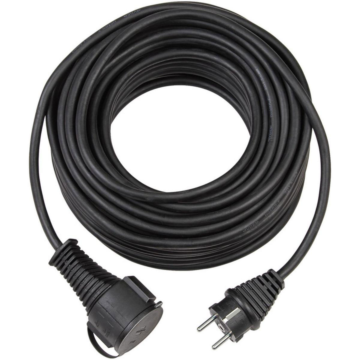 Bremaxx Verlängerungskabel IP 44 25mschwarz AT N05V3V3-F3G1,6