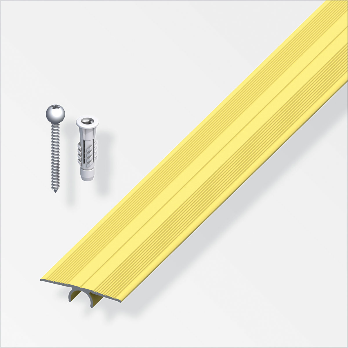 Alfer Übergangsprofil Clipstech-vario 33 mm 0,9m messing