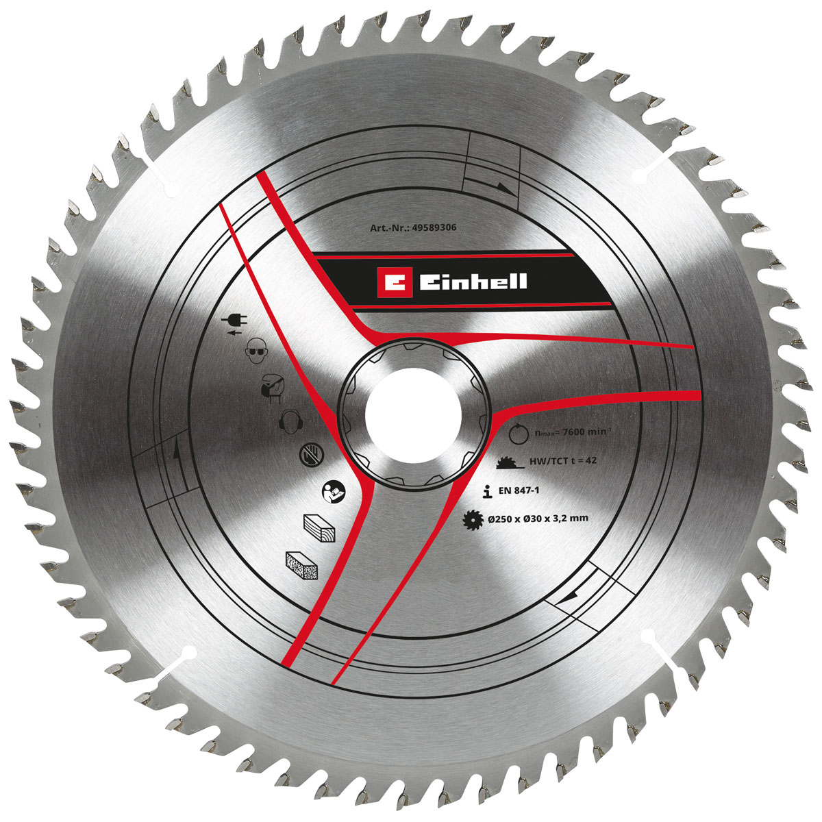 Einhell  Kreissägeblatt-Set Sbl Set D 250 x 30 x 3,2 Z24/42/60 Bild 4