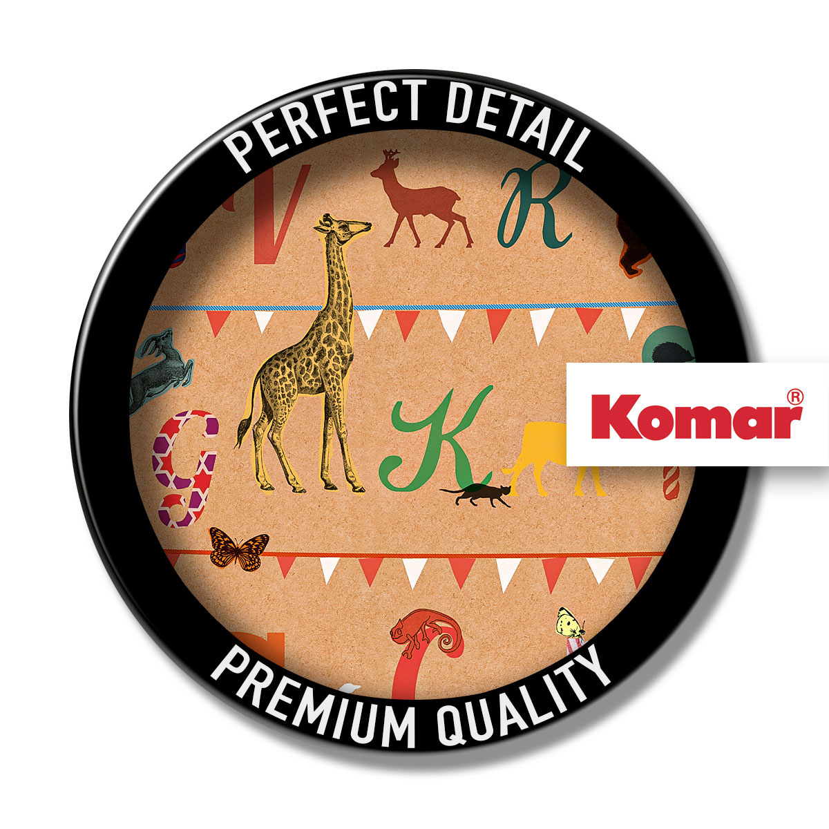 Komar  Vlies Fototapete T wie Tiger 250x250 cm Bild 3