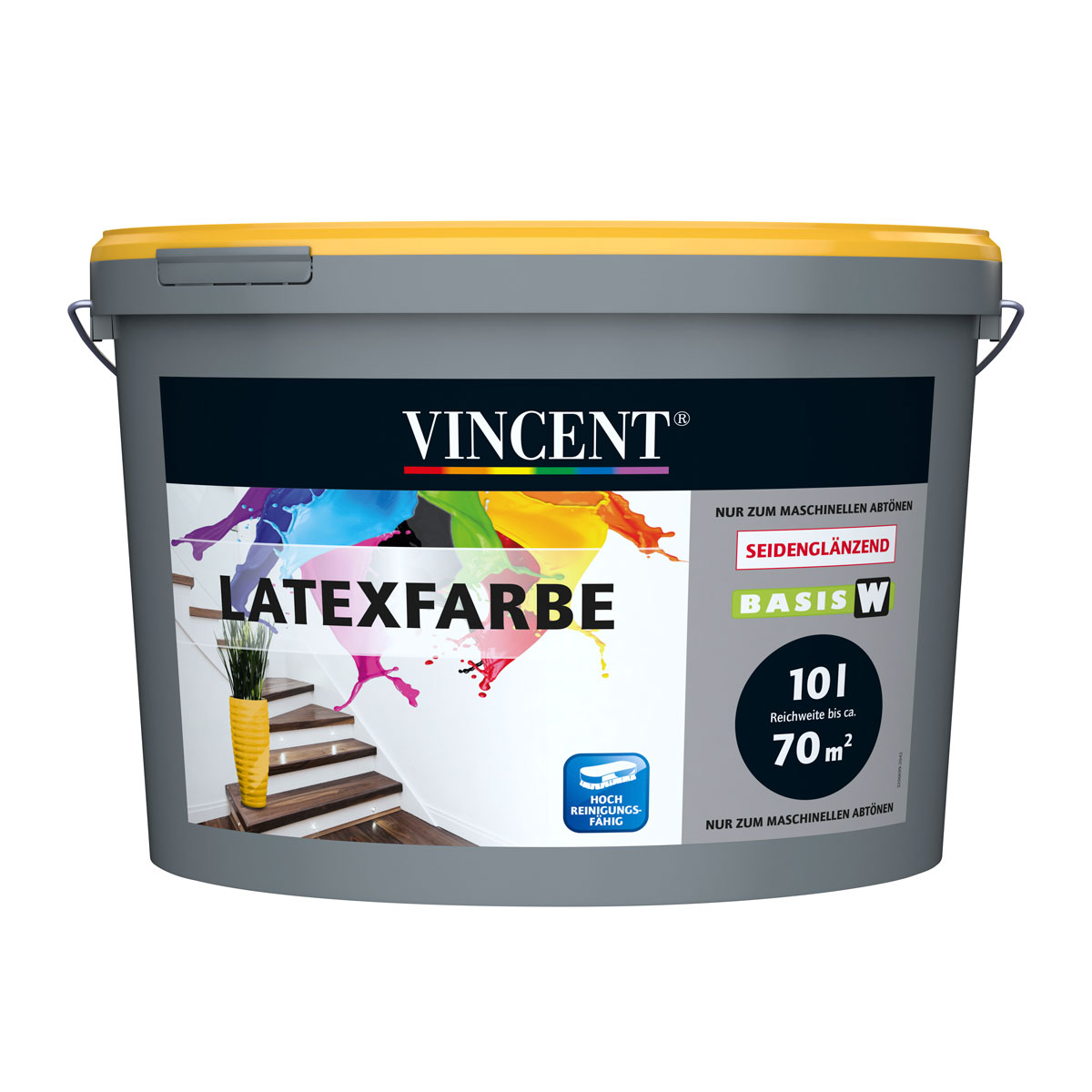 Vincent  WandfarbeLatexfarbe MIX IT! seidenglänzend 10 l