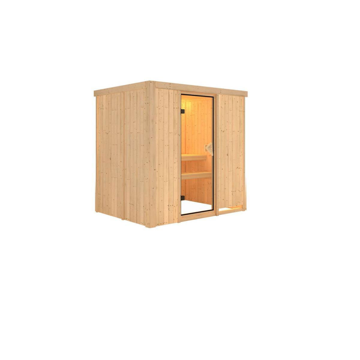 Karibu Bodin Fronteinstieg ohne Ofen kein Kranz Klarglastür Bild 3