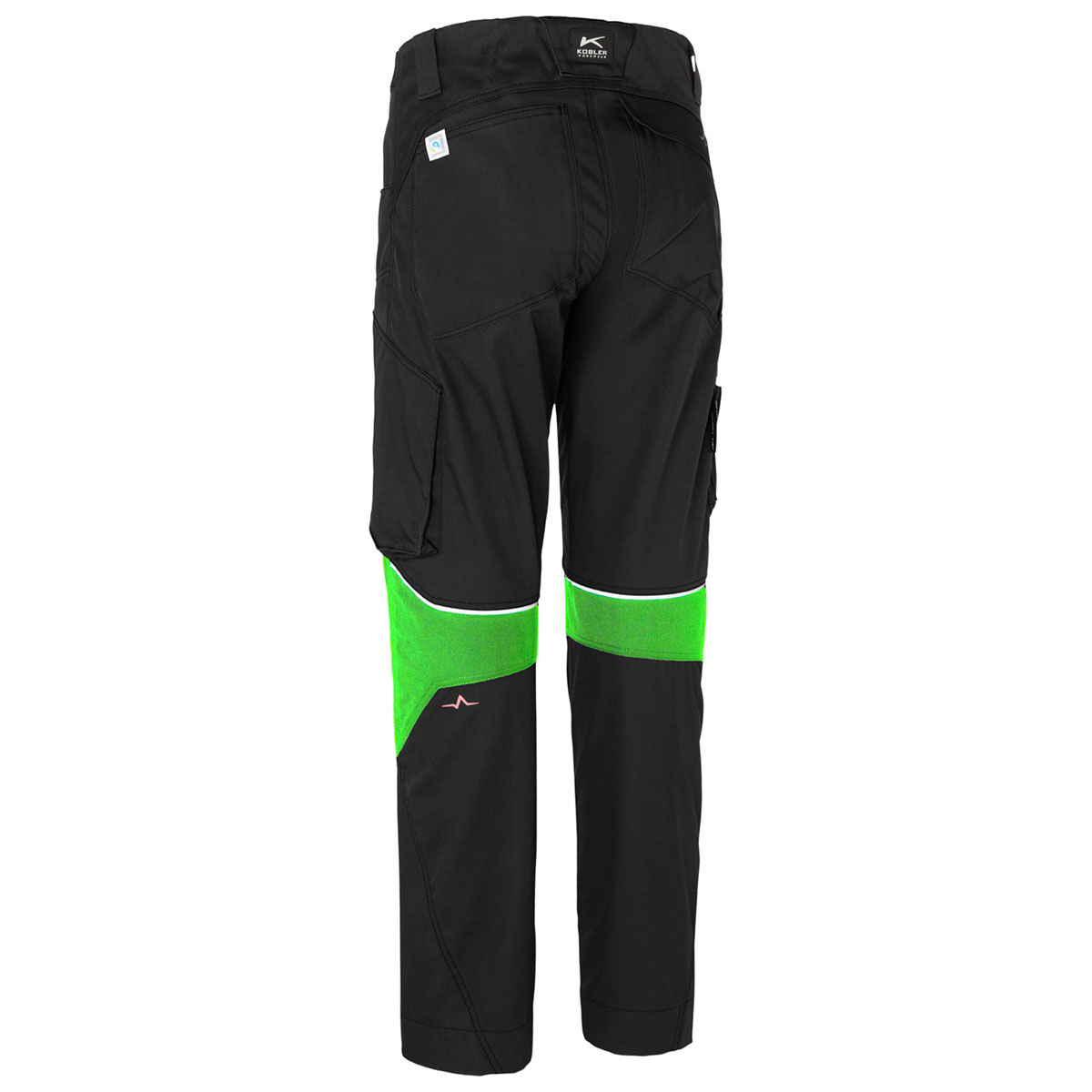 Kübler  Bundhose PULSE LIGHT schwarz/neongrün Größe 54 Bild 4