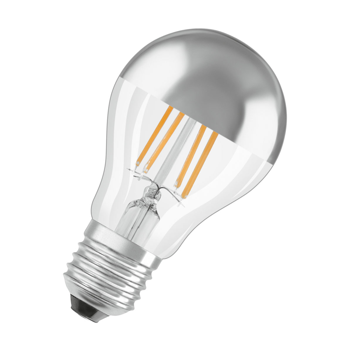 Osram LED-Leuchtmittel silber warmweiß E27 35W Bild 1