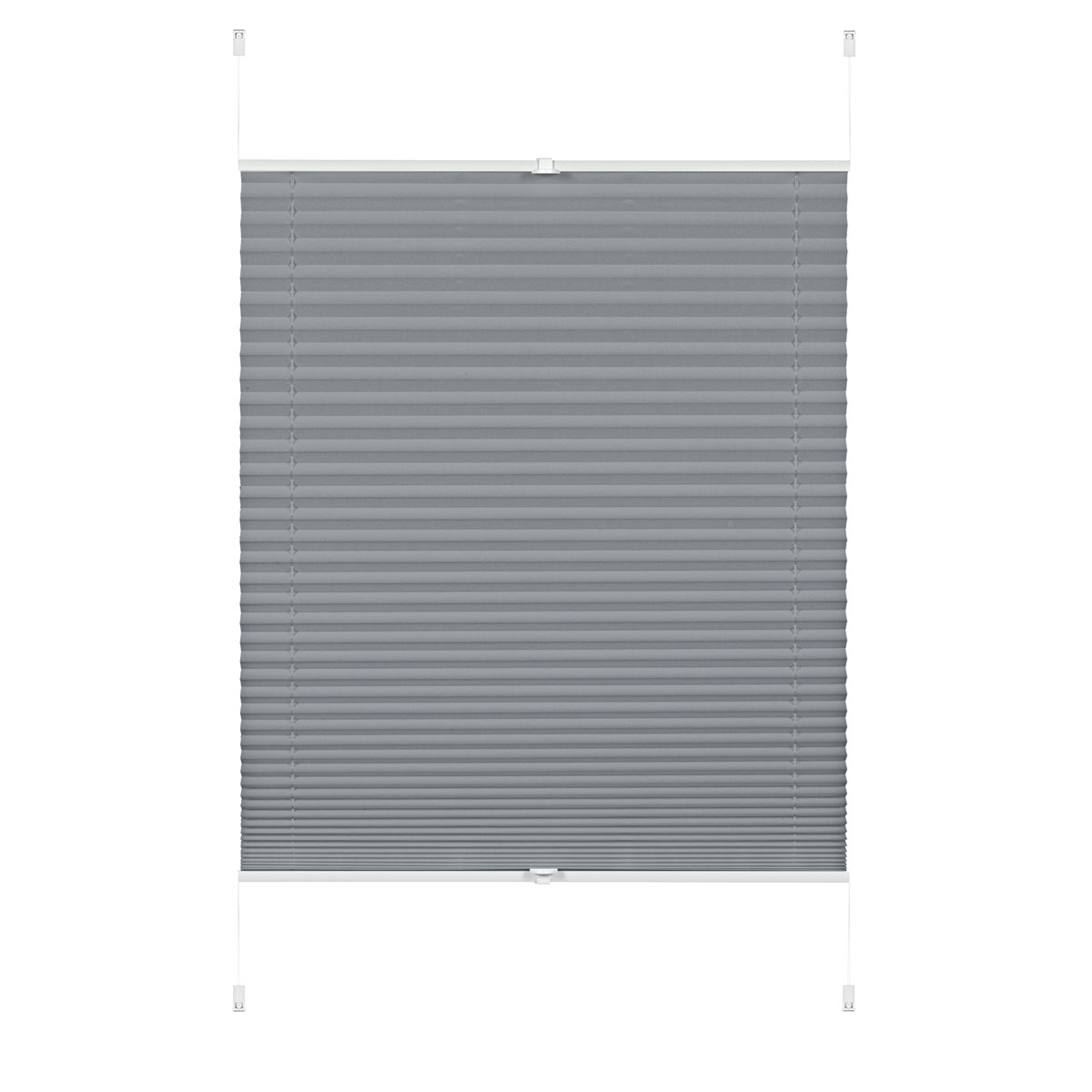 Gardinia Easyfix Plissee Greta 70 x 130 cm rauchblau Bild 1