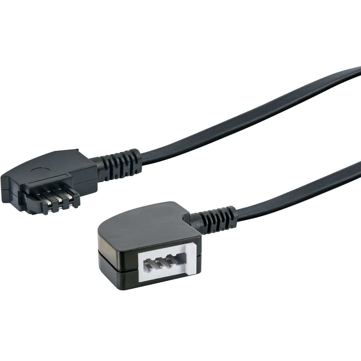 Schwaiger  Telefon-Verlängerung TAE 6 m schwarz Bild 2