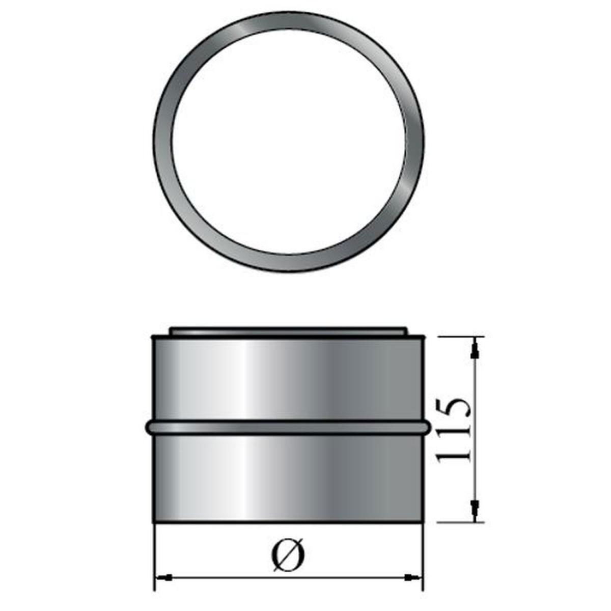 MyFireTool  Doppelwandfutter verzinkt 100 mm