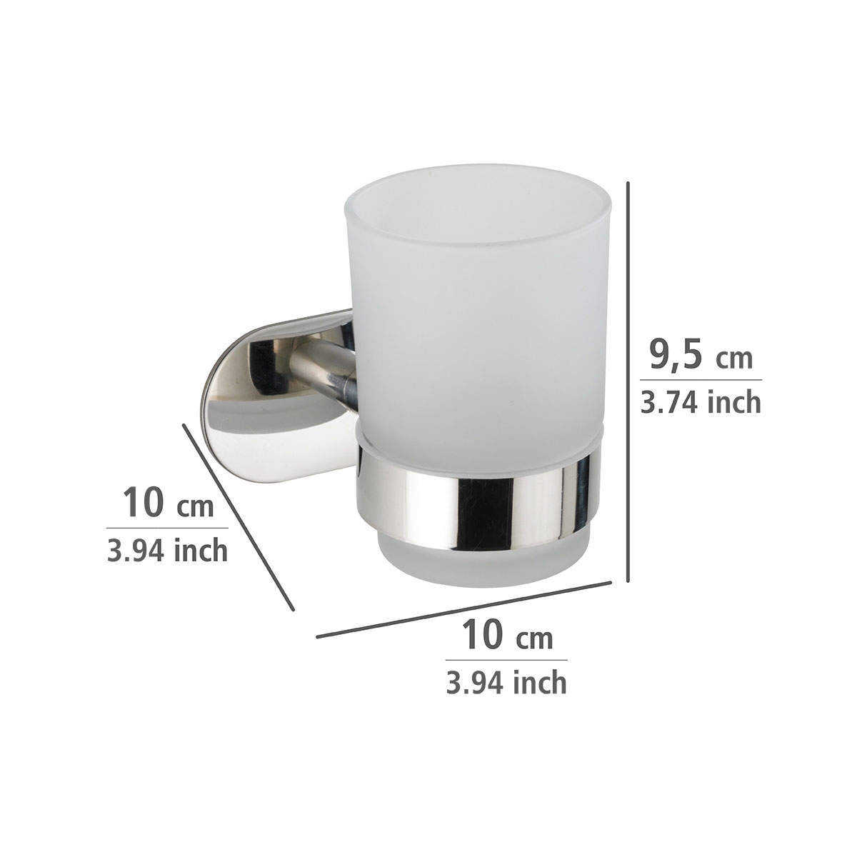 Wenko Turbo-Loc Zahnputzbecherhalter Uno Orea Shine Bild 4