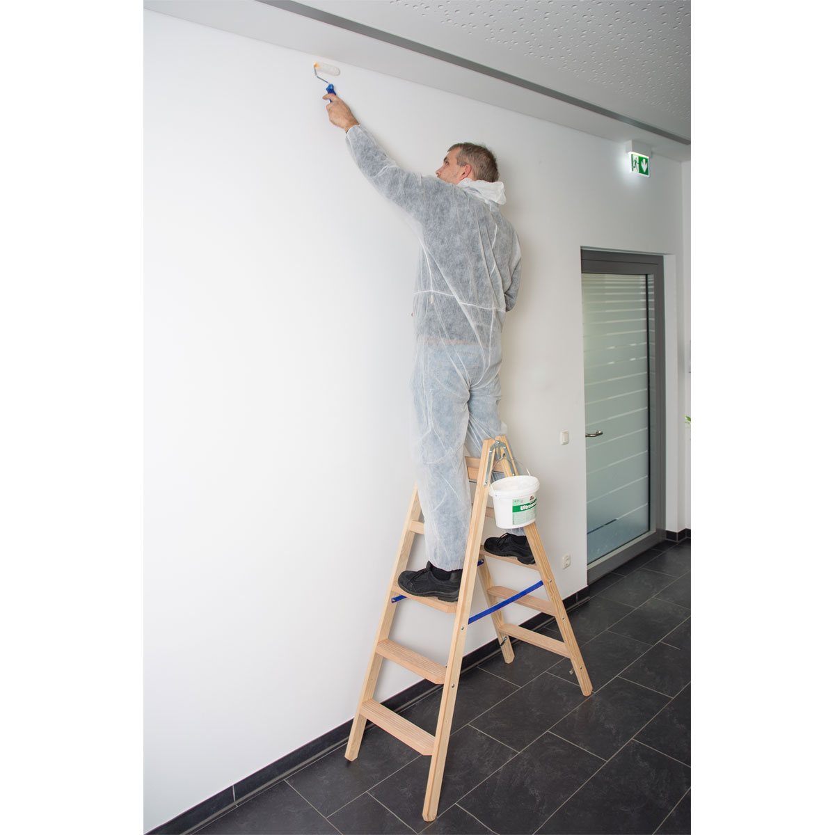 Krause STABILO HOLZ STUFEN/SPROSSEN DOPPELLEITER 2 x 5 Bild 9