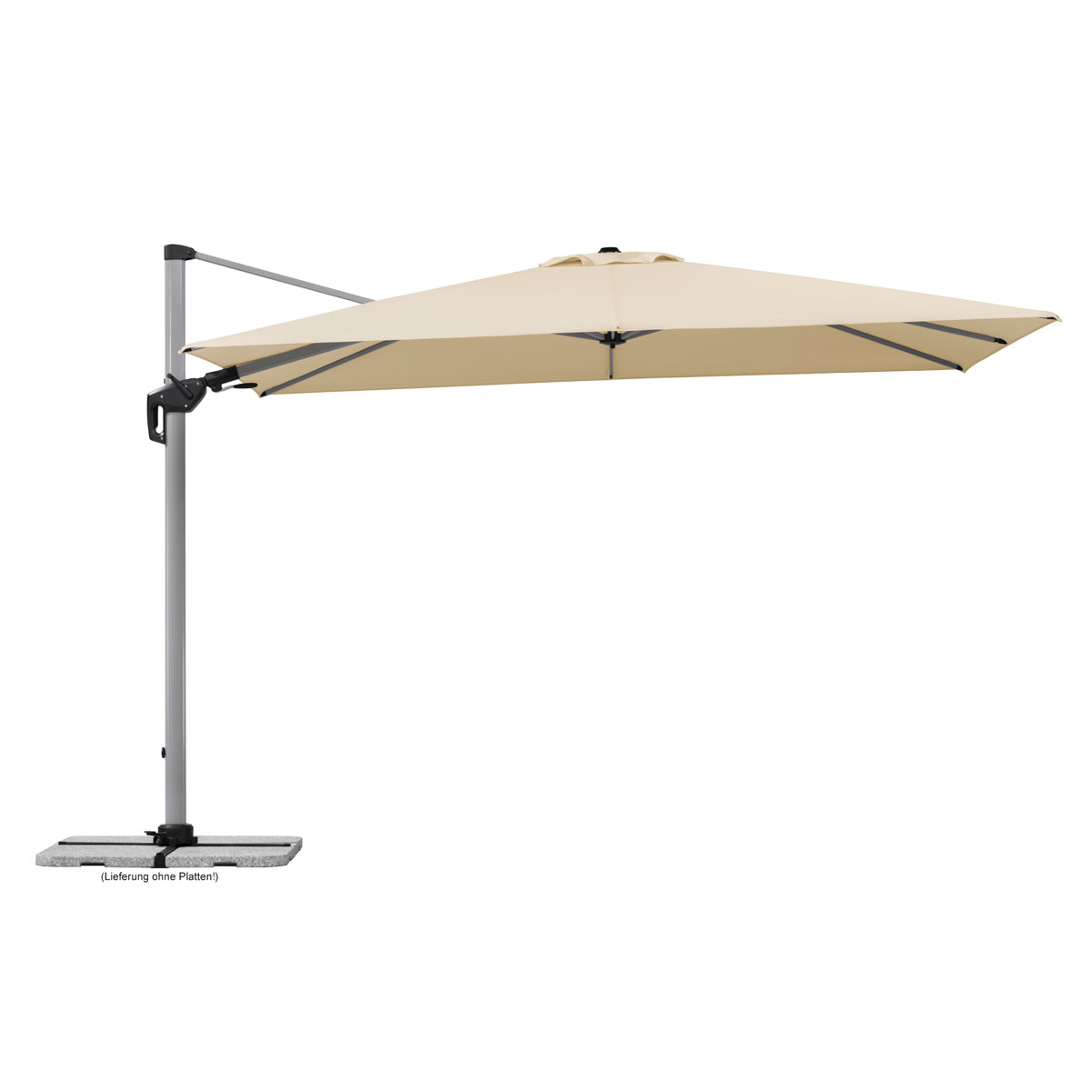 Schneider Schirme Ampelschirm Bermuda 260 x 350 cm natur Bild 1