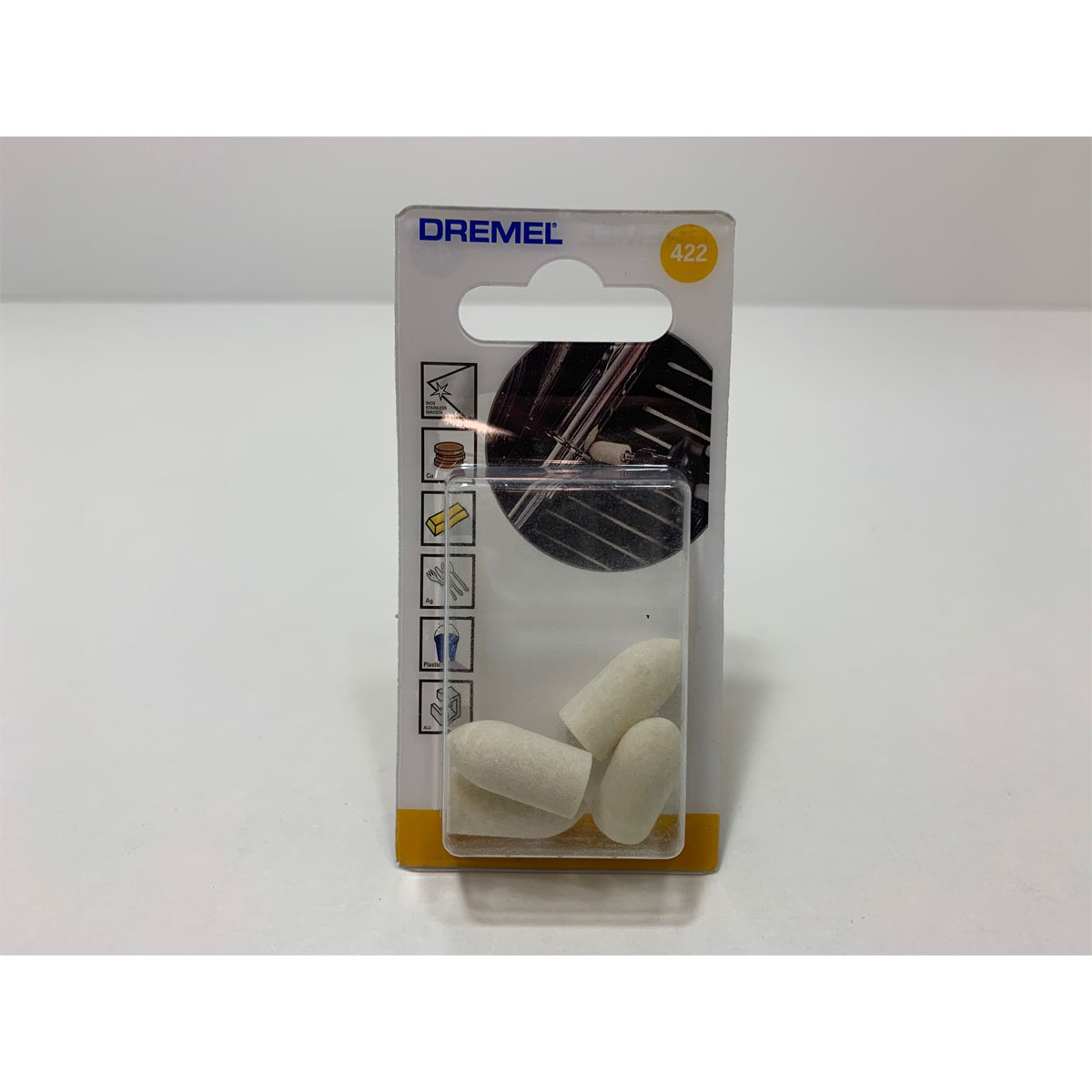 Dremel  Polierfilz Durchmesser 9,5 mm 4 Stück