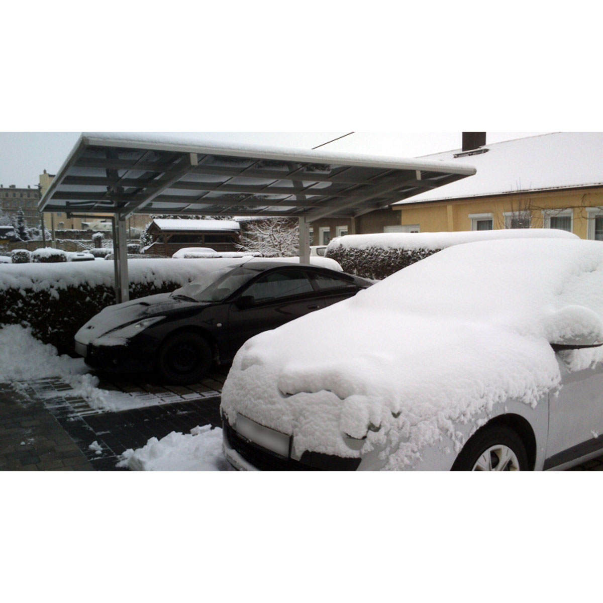 Ximax Carport Alu Linea 80 Edelstahl-Look Bild 5