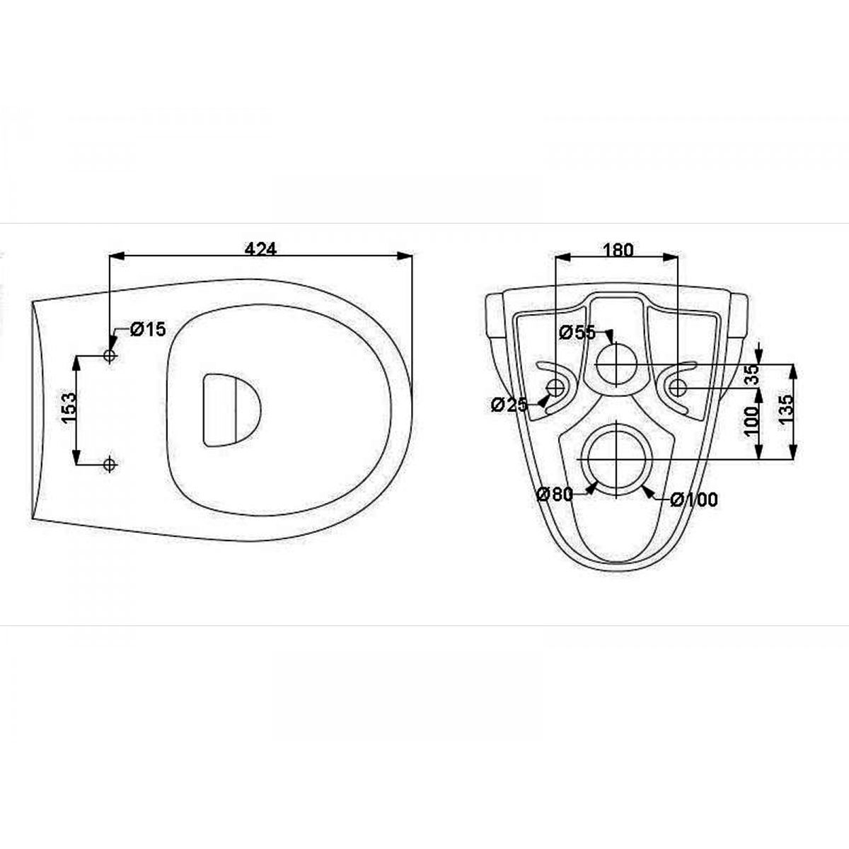 Cornat Komfort Tiefspül Wand WC Bild 4
