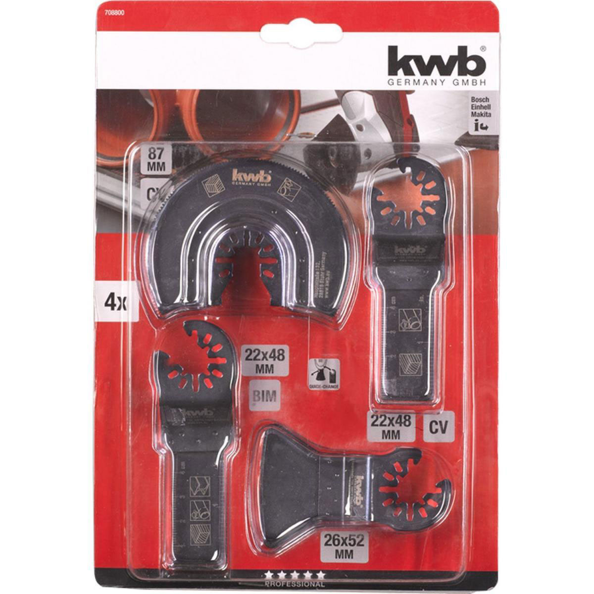 kwb  Boden- und Einbau-Set 4 teilig Bild 2