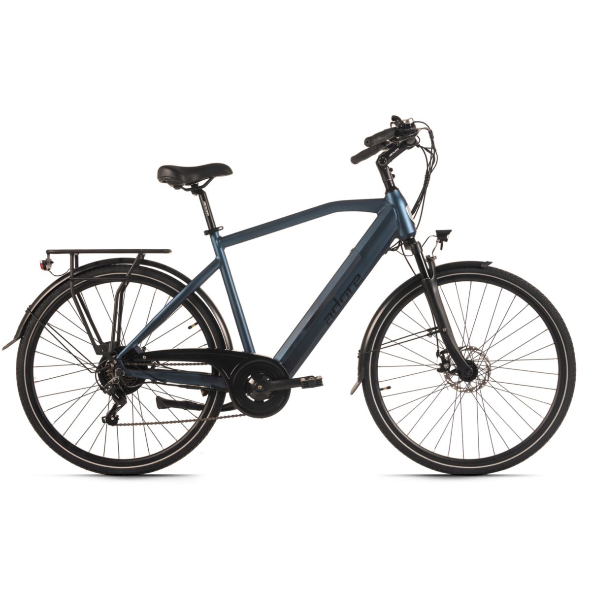 Adore E-Citybike 28" Alu Cityfahrrad CV-190 Heckmotor 50NM / 15Ah Deep Blue