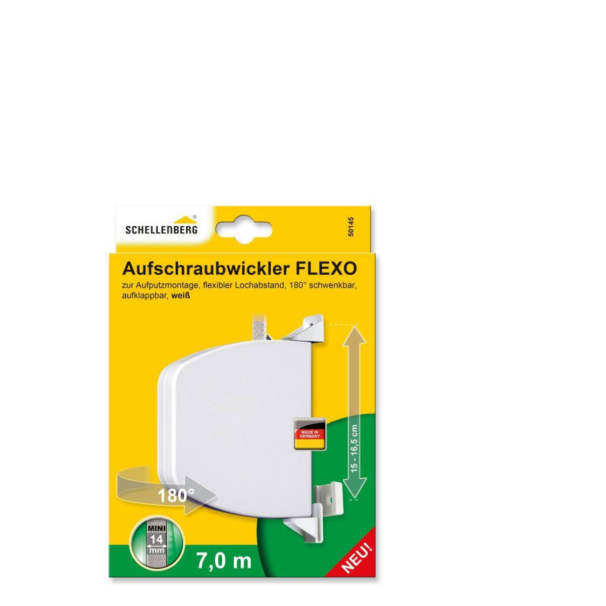 Schellenberg Aufschraubw Flexo Mini 7m weiß Bild 2