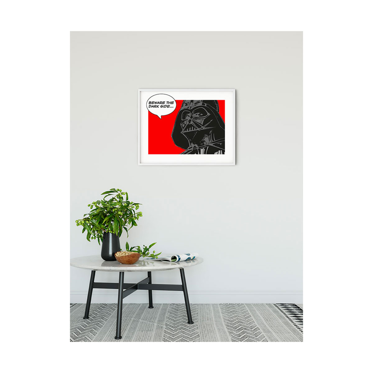Komar  Wandbild Star Wars Classic Comic Quote Vader 40x30 cm
