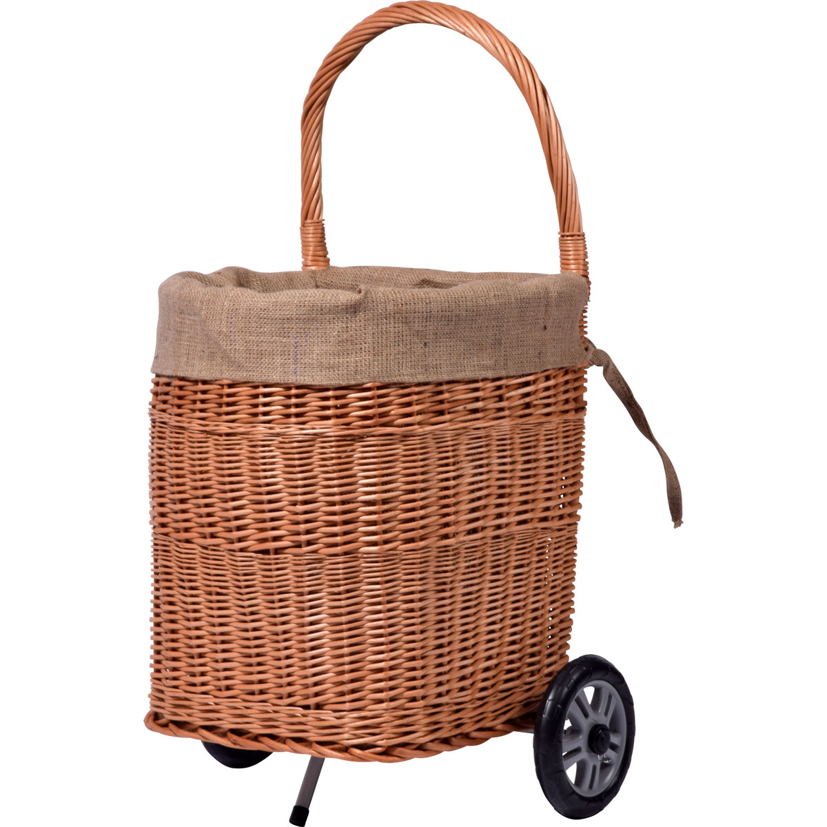 dobar Kaminholzwagen 45 x 43 x 93 cm braun Bild 1