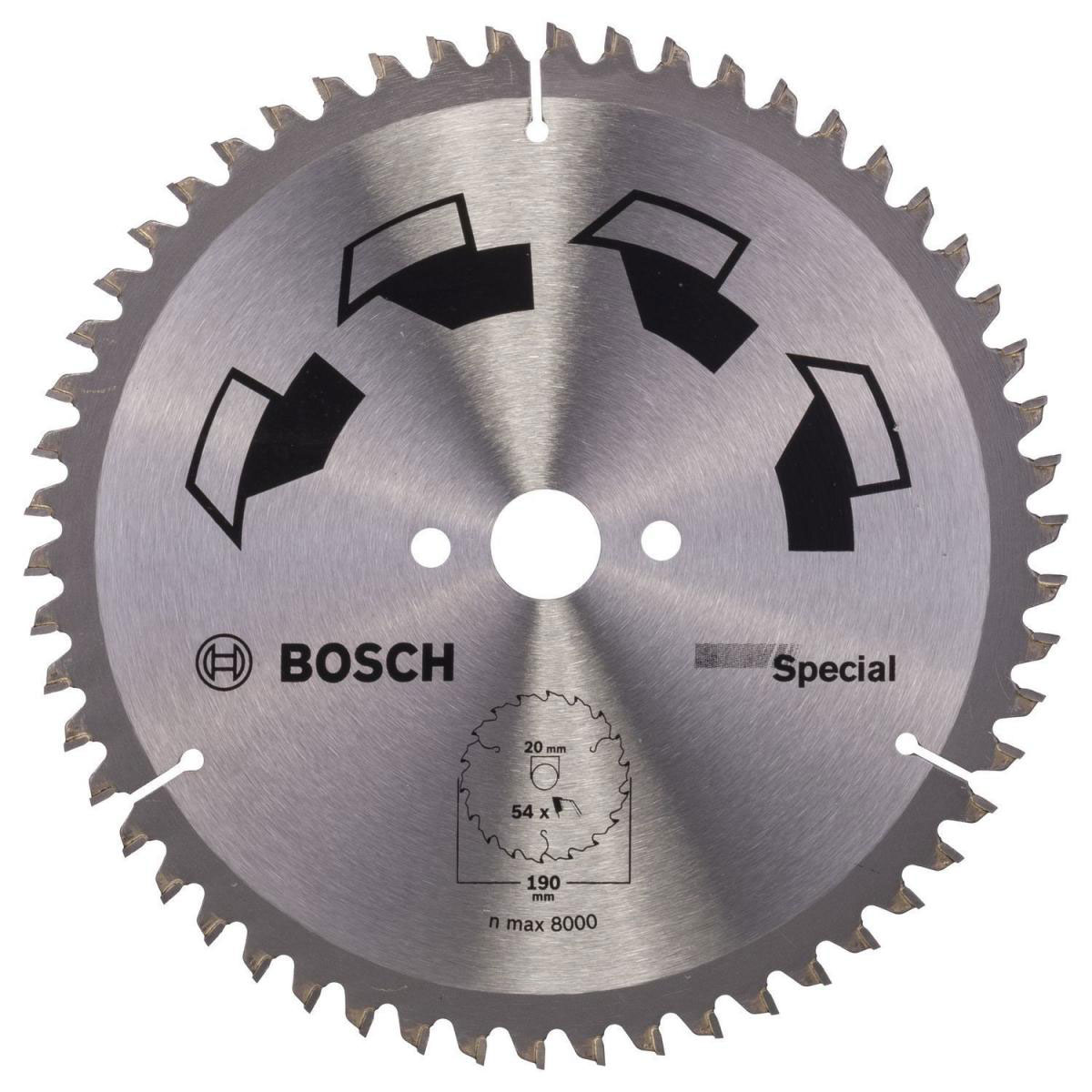Bosch  DIY Kreissägeblatt Special Z54 190 mm Bild 1