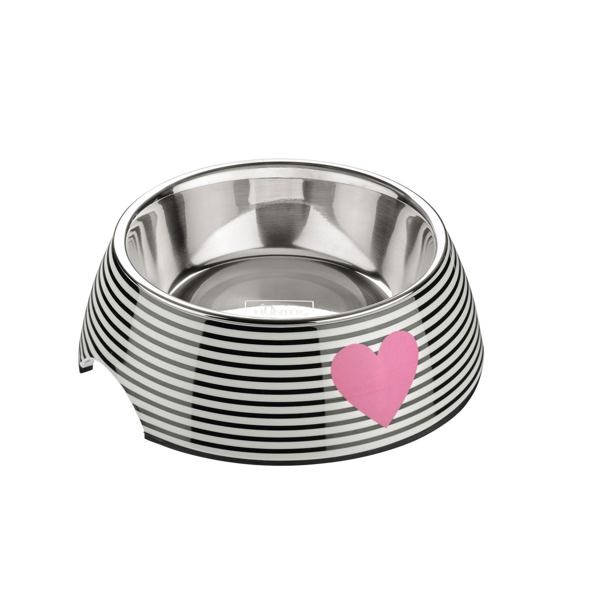 Hunter Melamin-Napf Biri weiß-schwarz 350 ml Bild 1