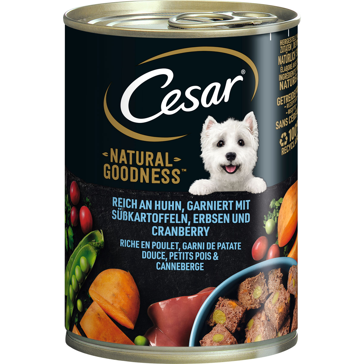 Cesar Nassfutter Natural Goodness Huhn 400 g Bild 2