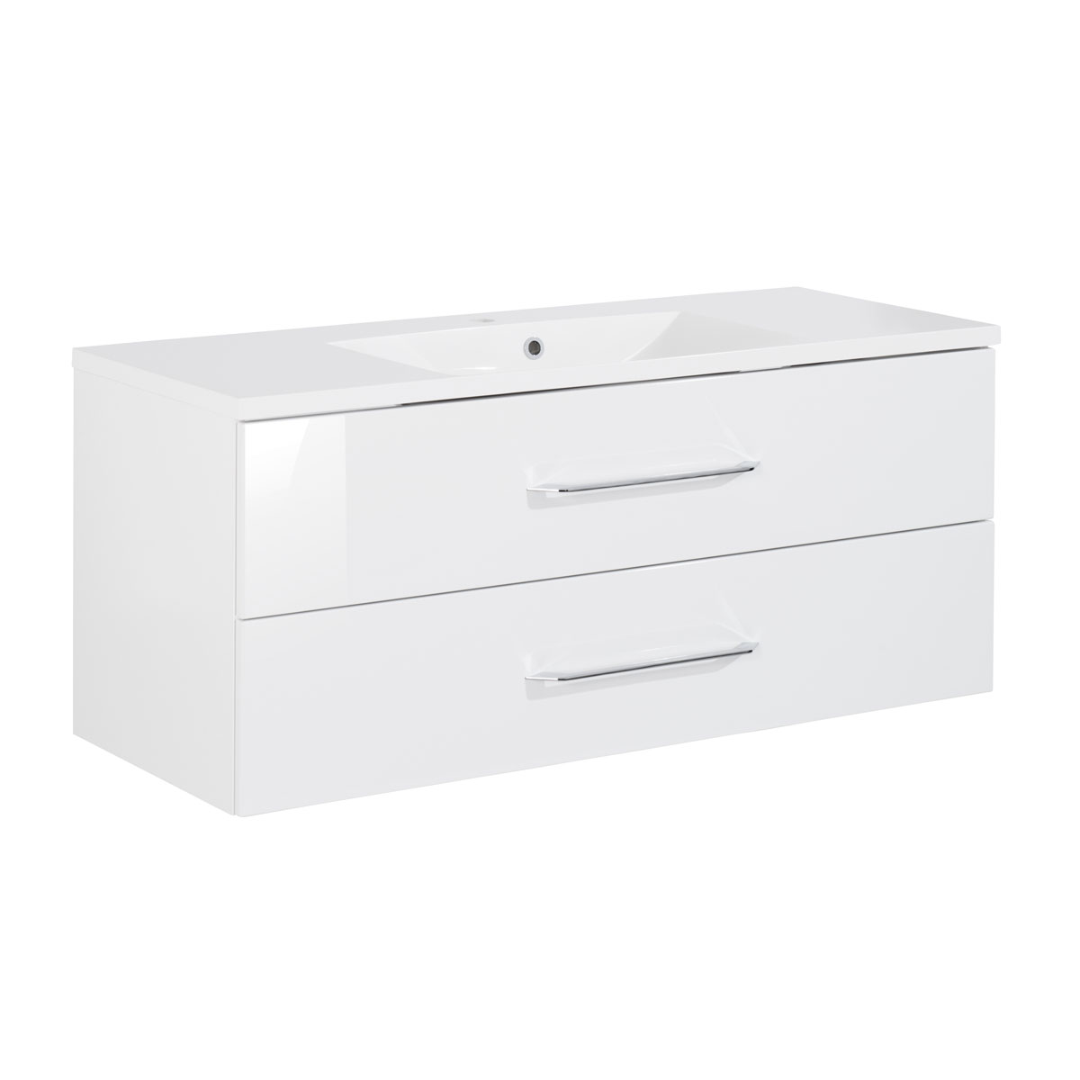 Fackelmann Waschtisch-Set B.clever 120 x 51 x 46 cm weiß