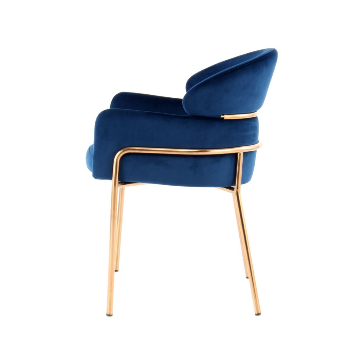 Stuhl Corey 125 blau rosegold Bild 3