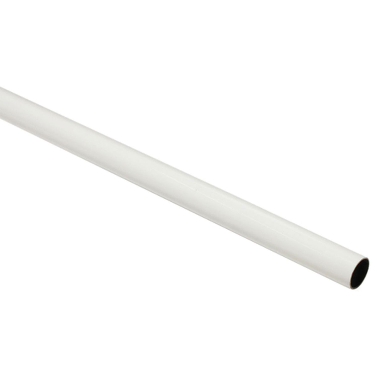 Gardinia Gardinenstange Chicago 120 cm Durchmesser 20 mm weiß