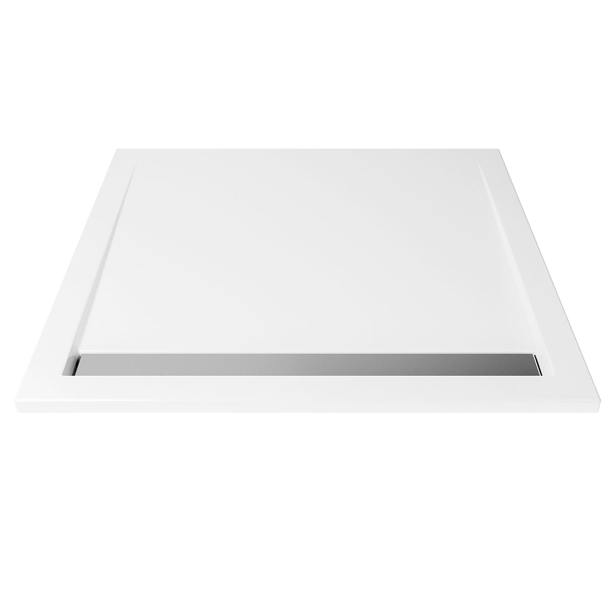 Breuer  Seitenwand Elana 8 für Drehfalttür + Drehtür, Anschlag links, alu chromeffekt, Klarglas, 900 mm