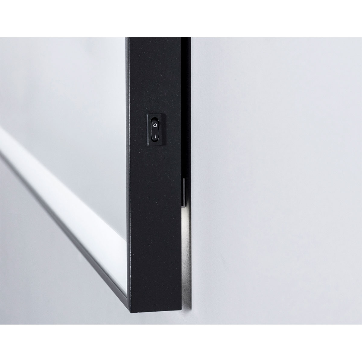 DSK  Design LED Lichtspiegel Black Stark 120 x 70 cm Bild 6