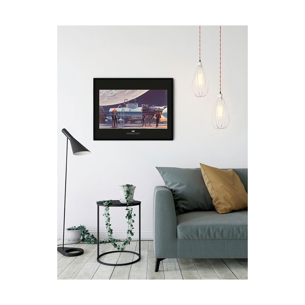 Komar  Wandbild Star Wars Classic Yavin Hangar 50x40 cm Bild 4