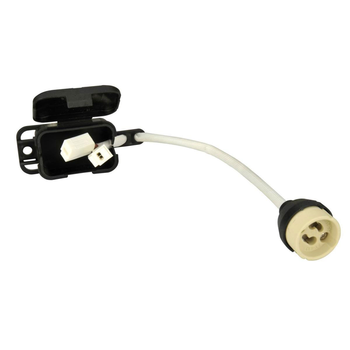 Hochvolt-Halogen-Fassung GU10 weiß