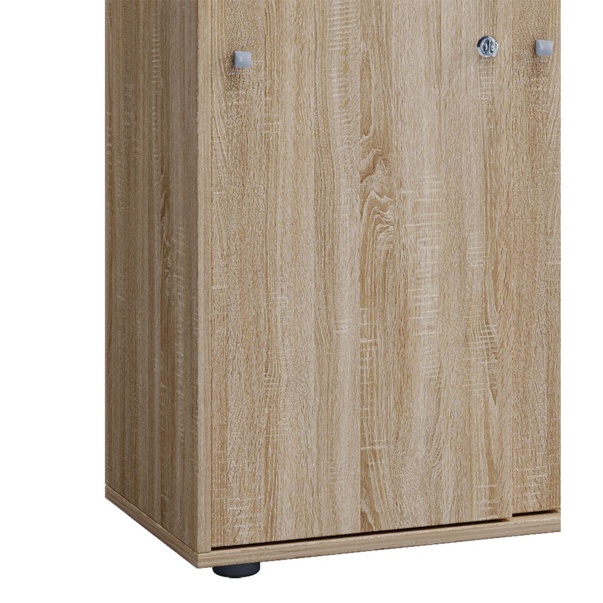 Büroschrank Lona XXL mit Schiebetüren Sonoma-Eiche Bild 2