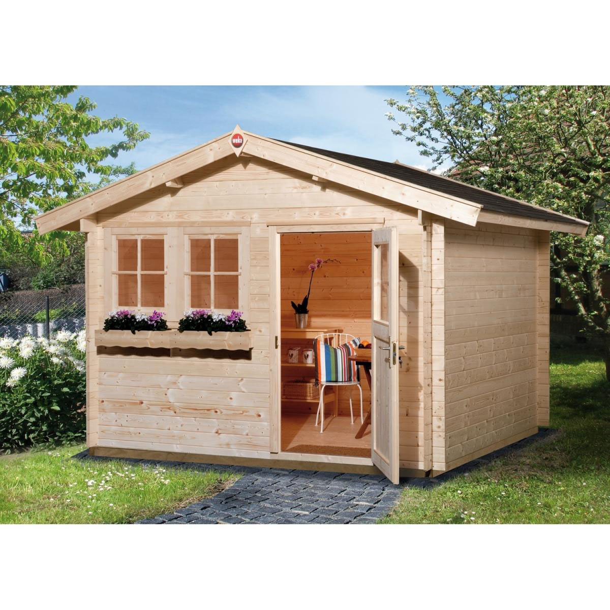 Weka Gartenhaus 139 380 x 330 x 262 cm Bild 1