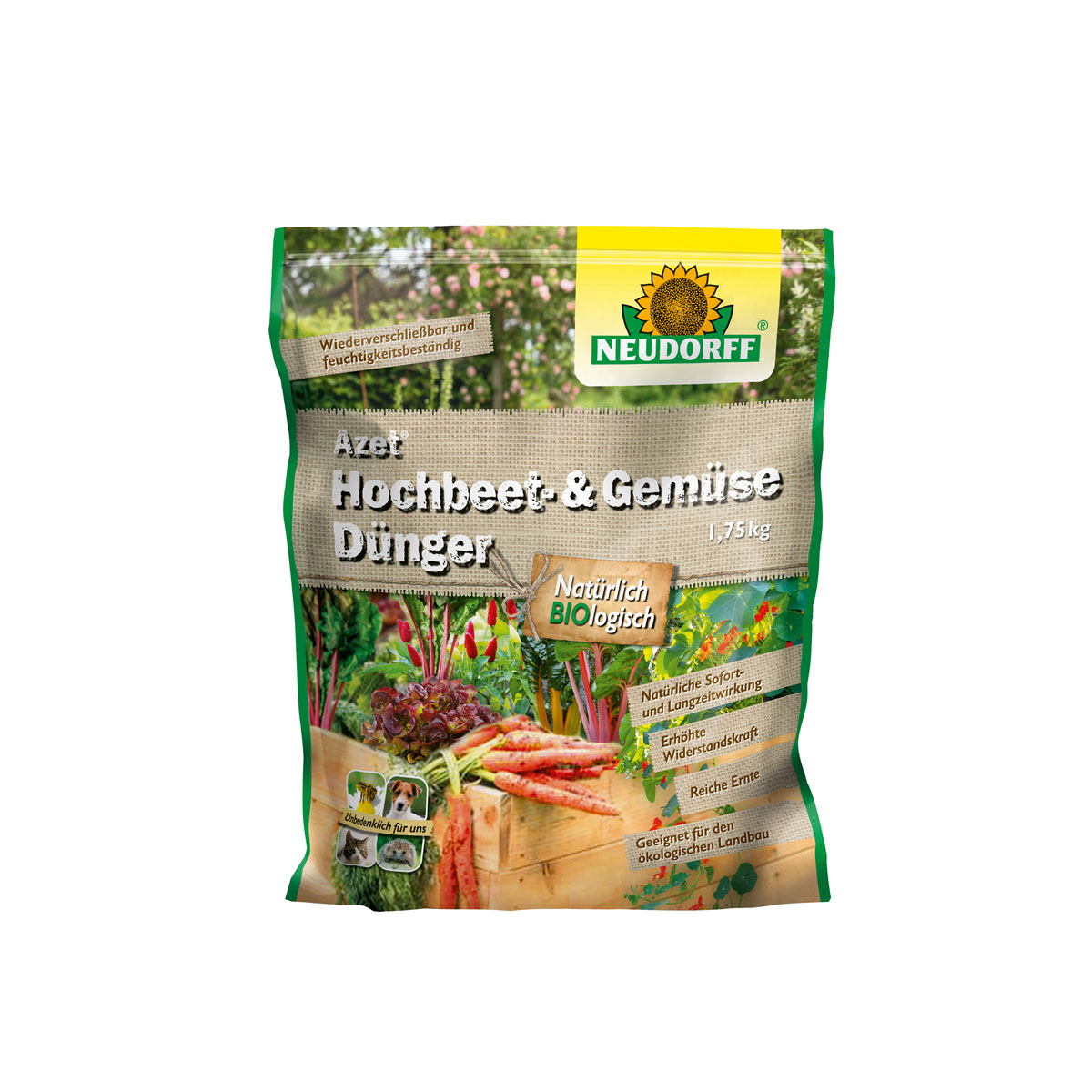 Neudorff Azet Hochbeet- und GemüseDünger 1,75 kg
