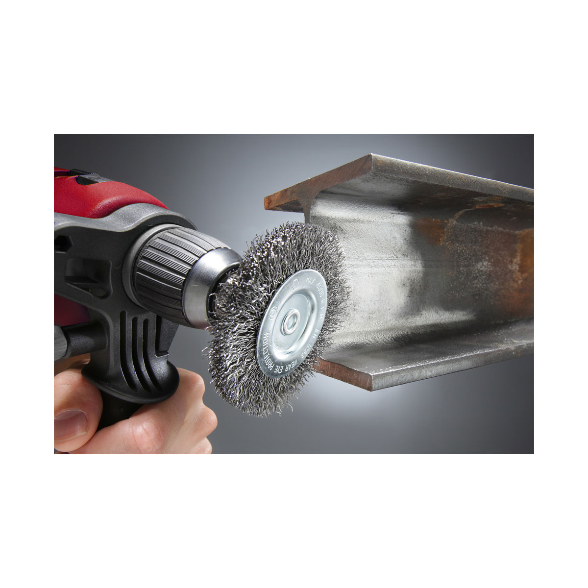 kwb  Scheibenbürsten für Einsatz mit Bohrmaschinen und Akkuschraubern HSS grob Durchmesser 75 mm Bild 3