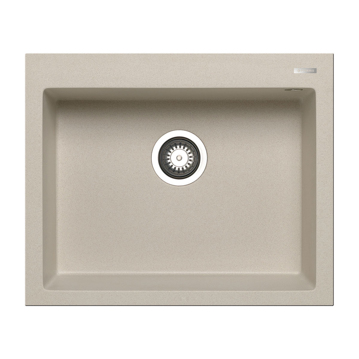 Pyramis  Einbauspuele ISTROS 61 x 50 cm 1B Granit Beige Bild 1