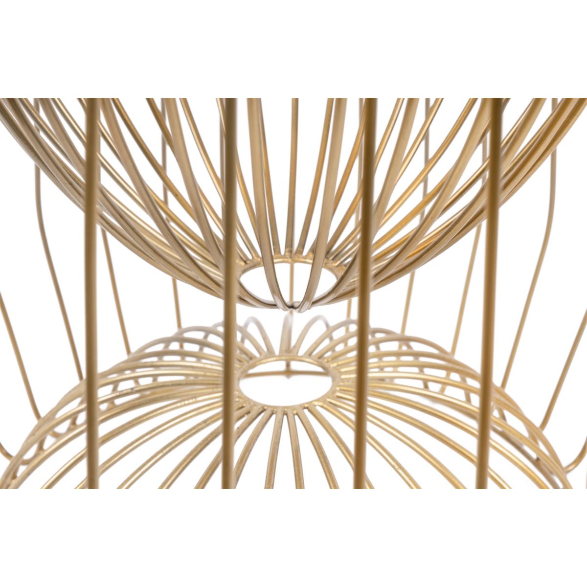 Beistelltisch Malibu 225 weiss messing Bild 4