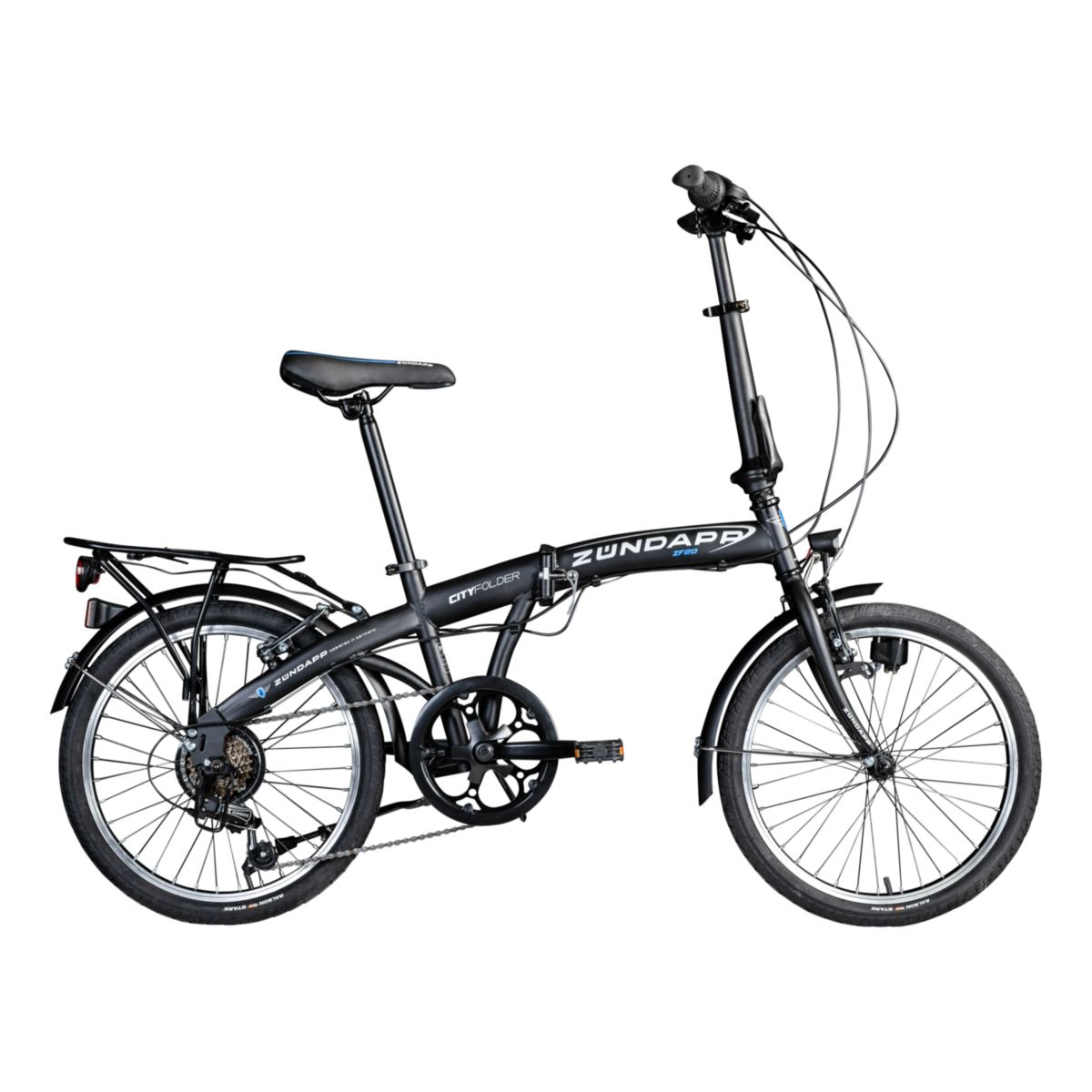 Zündapp Faltrad ZF20 20 Zoll 28 cm Rahmenhöhe schwarz