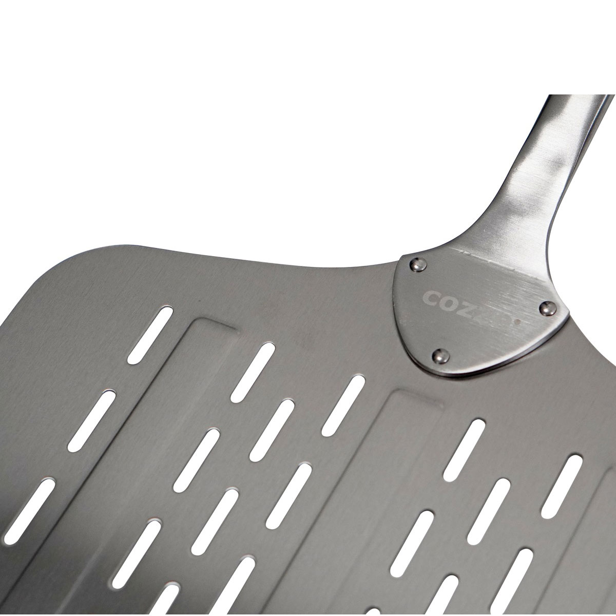 COZZE Pizzaspachtel mit Löchern 66 x 30 x 30 cm Edelstahl Bild 5