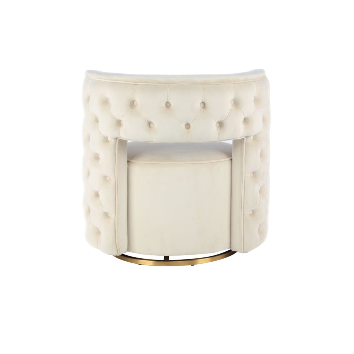 Sessel Drehsessel Beverly 125 creme gold Bild 4